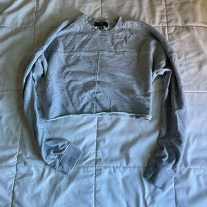 Cropped Gray Sweater